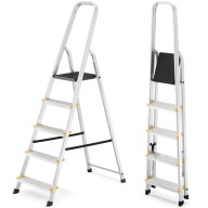 DRABINA ALUMINIOWA HIGHER 5 STOPNI DOMOWA PROFESJONALNA 1 x 5 do 150 kg