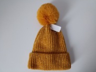 Śliczna żółta czapka One Size