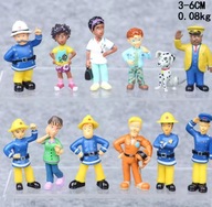 KOMPLET NOWYCH FIGUREK Strażak Sam 12 Sztuk