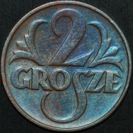 2 grosze 1934 - piękny egzemplarz