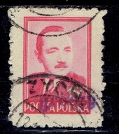 BOLESŁAW BIERUT Fi 475 kas ZĄBKOWANIE LINIOWE Nd GROSZY FIOLET ŁÓDŹ 1 T.5.