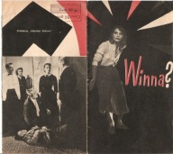 WINNA? -film prod.francuskiej -program kinowy -lata 50-te