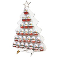 KALENDARZ ADWENTOWY CHOINKA NA JAJKA NIESPODZIANKI Z IMIENIEM NA PREZENT