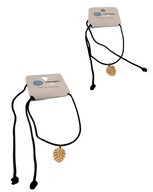 Bransoletka stal chirurgiczna sznurkowa liść Monstera