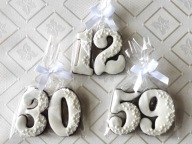 PIERNIKI Podziękowania Urodziny CYFRY LICZBY podwójne