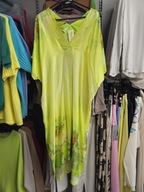 Sukienka cienka plażówka limonka Italy UNI Sztos !!!