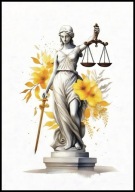 A3 PLAKAT PRAWNICZY DLA PRAWNIKA DO KANCELARII PRAWO TEMIDA