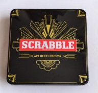 SCRABBLE ANGIELSKIE ART DECO 2019, 100% KOMPLET, (JAK DELUXE), UNIKAT