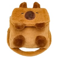 Torebka PLUSZOWA Kapibara CAPYBARA z Paskami Plecak z DOCZEPIANYMI Paskami