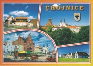 CHOJNICE - MURY OBRONNE - PANORAMA - STARY RYNEK - OS. KASZUBSKIE - HERB