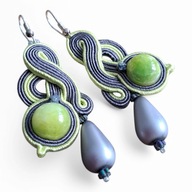 kolczyki wiszące perły