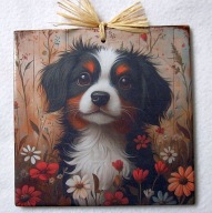 Robótkownia Kafelek obrazek 14,8x14,8 Pies piesek