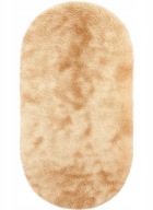 PLUSZOWY DYWANIK SYPIALNIA SALON BEŻOWY 60x160cm SHAGGY MATA PODŁOGOWA