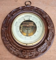 Barometr sygnowany na tarczy J.Szroter Nakło na tylnej stronie 138 i na bla