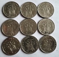 Moneta Francja 5 franków 1989 okolicznościowa Wieża Eiffla
