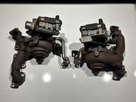 Turbosprężarki 3.0 V6 HDI Citroen kompletny zestaw 2 sztuki + przewody