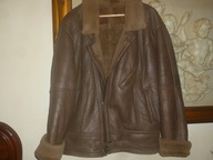 KURTKA MĘSKA-PILOTKA R--L-SKÓRA NATURALNA.