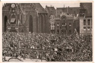 TRZECIA RZESZA WIEC NSDAP 1933 ROK NORYMBERGA -fotografia