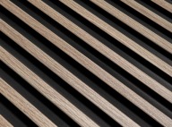 Lamele ścienne na filcu akustyczne ZESTAW 4x 120x60 cm 2,88 m2 dąb szary