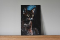 Obraz od profesor Ewy Głowackiej 50x33cm dla Fundacja KOT