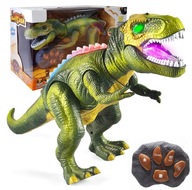 Mega Dinozaur T-Rex Chodzi Ryczy Świeci na Pilot