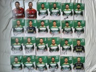 Zdjęcia 10x15 autografy Lechia Gdańsk sezon 2025/26