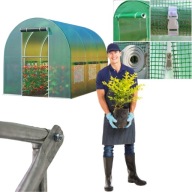 HIT SZKLARNIA NA WARZYWA 2x3m TUNEL FOLIOWY ZIELONY FOLIAK 2m x 3m