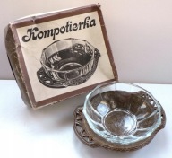 KOMPOTIERKA drewnopodobna __ NOS __ metka == 1980