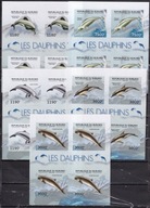 Burundi 2012 ** cięte 5 arkuszy cena 6,90 zł kat.40€ (2) - delfiny