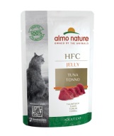 Mokra karma dla kota Almo Nature HFC Jelly - TUŃCZYK z ryżem - saszetka 55g