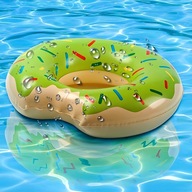 KOŁO DO PŁYWANIA DMUCHANE DUŻE MATERAC DO WODY BASENU DONUT KÓŁKO 80CM XXL