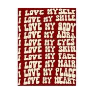 Plakat „Self Love Affirmations” – Nowoczesny Plakat Typograficzny