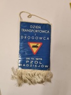 Proporczyk Dzień Transportowca i Drogowca 1975 PZDL Radziejów / Bydgoszcz
