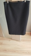 spódnica F&F czarna fakturowana 38