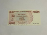 Zimbabwe - 200000 dolarów - 2007 - UNC