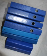 SEGREGATORY SUPER STAN SEGREGATOR BIUROWY MEGA KOMPLET 8 SZTUK NIEBIESKI