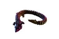 Kryształowy Smok figurka 3D Articulated Elastyczna Druk 40cm dragon