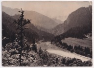 Pieniny 1967r. wylot przełomu Dunajca