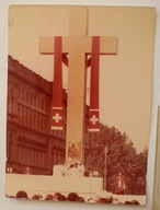 PAPIEŻ JAN PAWEŁ II - CIEKAWE ZDJĘCIE - KRZYŻ - OBRAZ MATKI BOSKIEJ