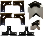 6x Uchwyt Stolarski Kątowy Narożny 90° Skręcania Montażu Korpusów Płyt 18mm