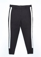 Spodnie Materiałowe Ze Strechem Czarne |R. 38