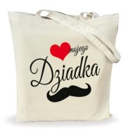 Torba eko bawełniana zakupy prezent dzień DZIADKA