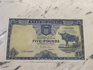 Zambia - 5 funtów - super rzadki