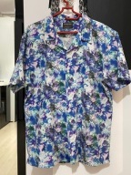 9 Koszula Primark imprezowa impresjonistyczny mix kwiatowy bawełna XL