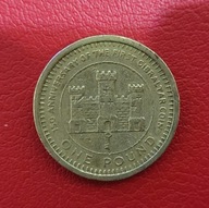 Gibraltar 1 pound 1989 150 lat