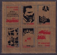 1985 Piąta Rocznica Porozumień Sierpniowych 1