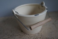 POJEMNIK WIADERKO ALMI DECOR CERAMIKA SHABBY CHIC NOWE DONICZKA OSŁONKA