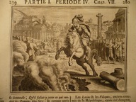 Marcus Curtius poddany próbie w obronie Rzymu, oryg. 1656