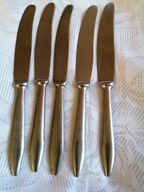 NOZE .OBIADOWE STAL NIERDZEWNA<> CIEZKIE <>kompl.<> 5.szt