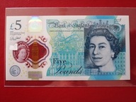 Anglia - 5 funtów Winston Churchill 2015 - UNC